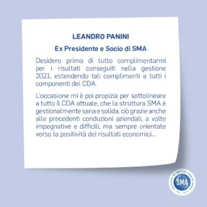 La voce degli stakeholder: Leandro Panini. SMA Società di Mutua Assistenza