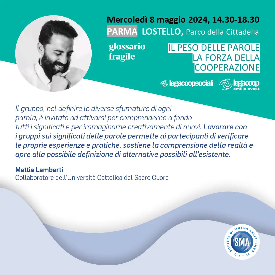 Mattia Lamberti, "Il peso delle parole, la forza della cooperazione".
