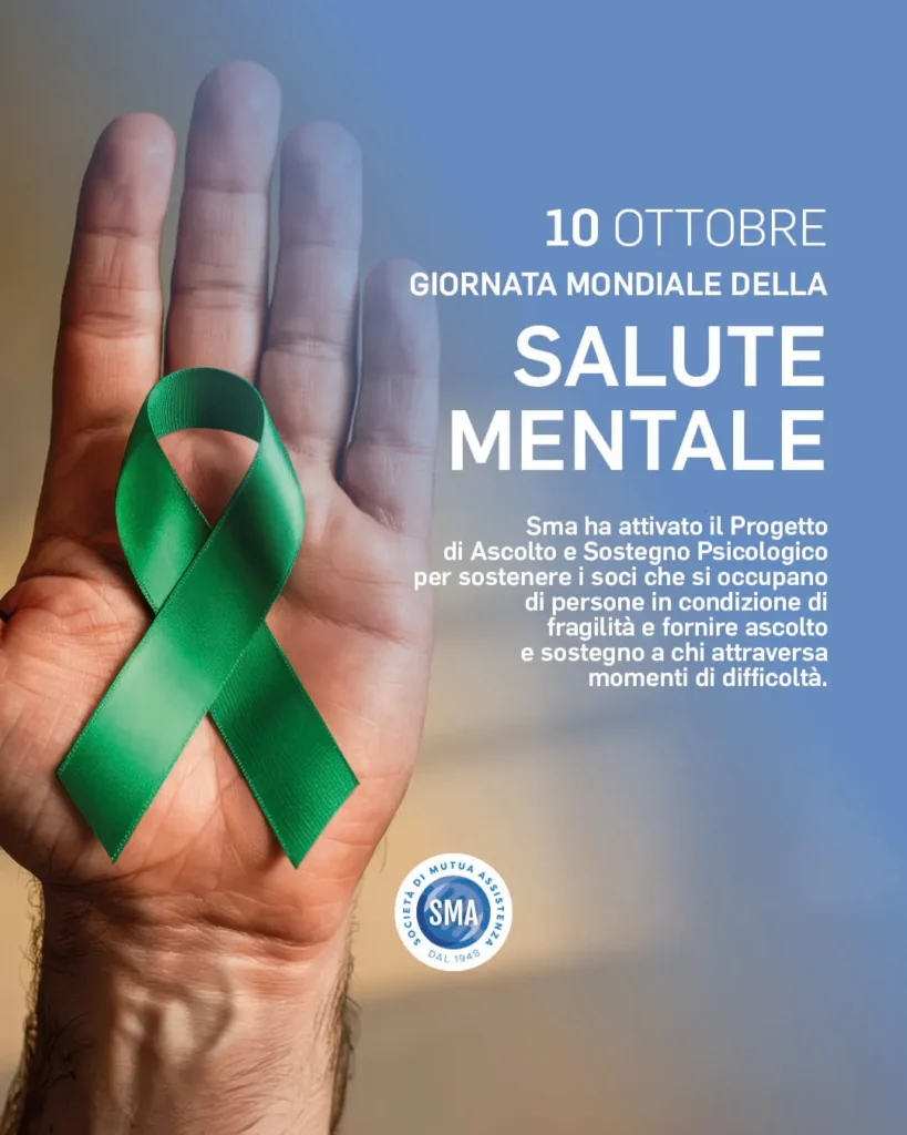 Sma mutua, Giornata Mondiale della Salute Mentale.