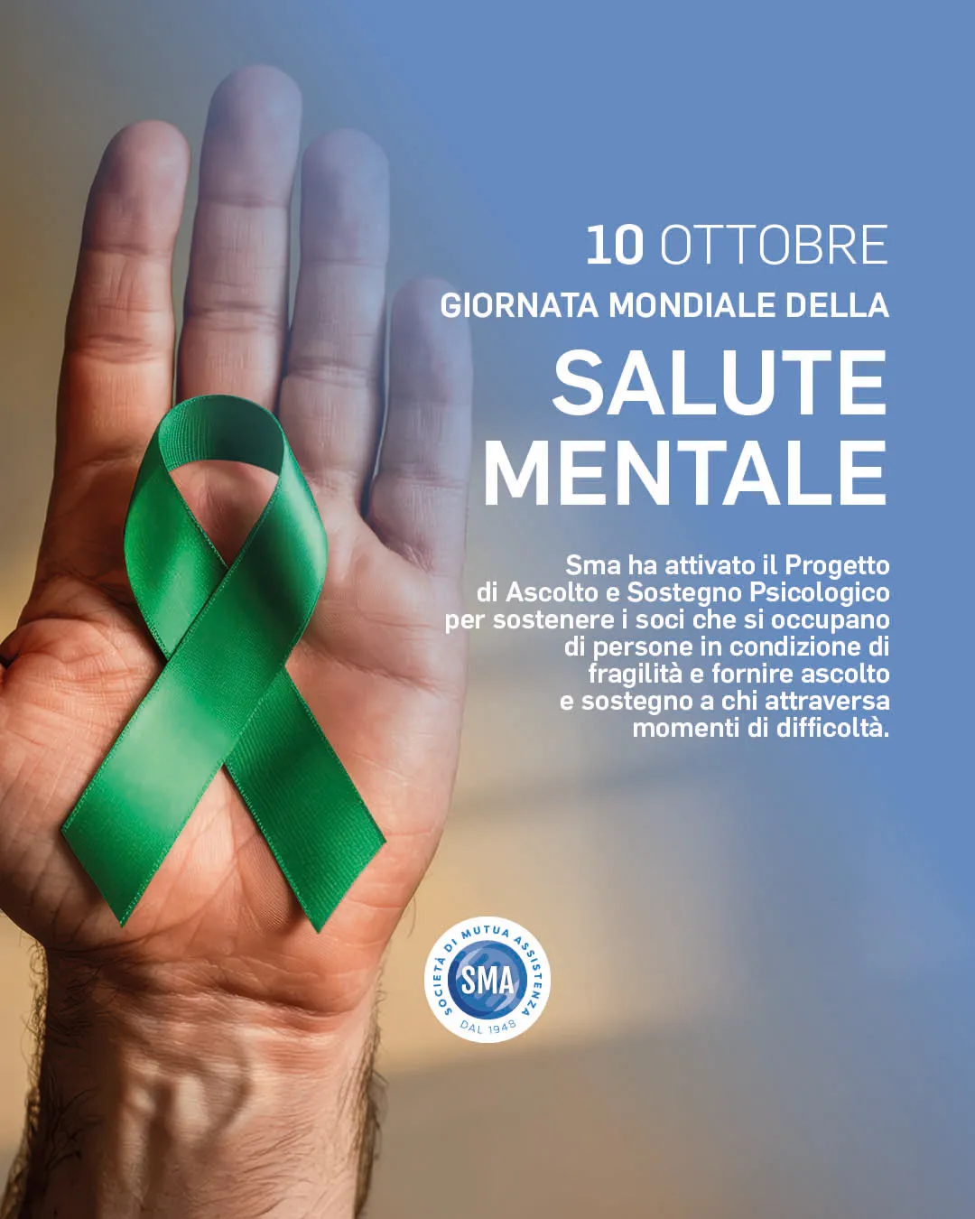 Sma mutua, Giornata Mondiale della Salute Mentale.
