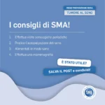 Sma Mutua, Prevenzione, Tumore al seno.