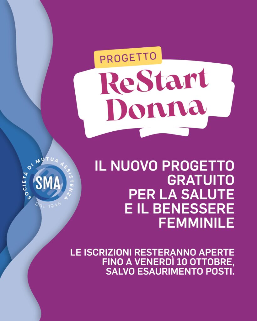 Sma Mutua, Prevenzione e Benessere, Progetto Restart Donna