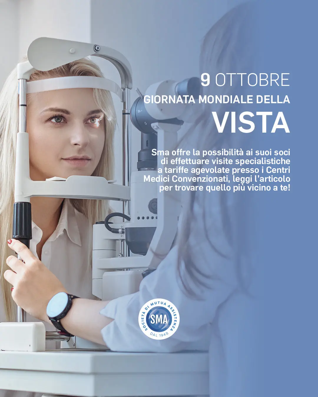 Sma Mutua, Giornata Mondiale della Vista.